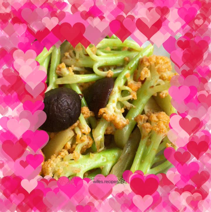 Stir-fried cauliflower