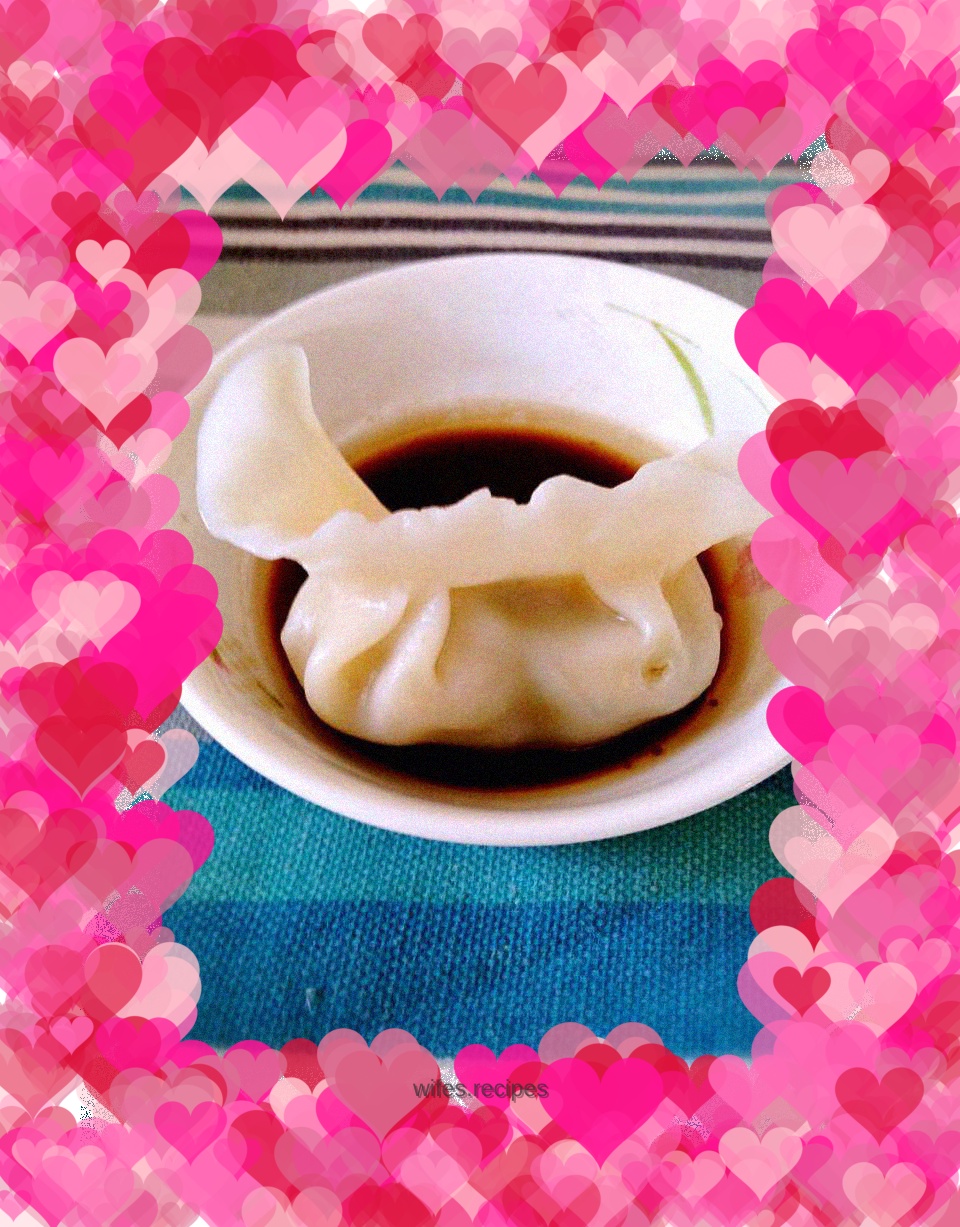 Celery and pork dumplings