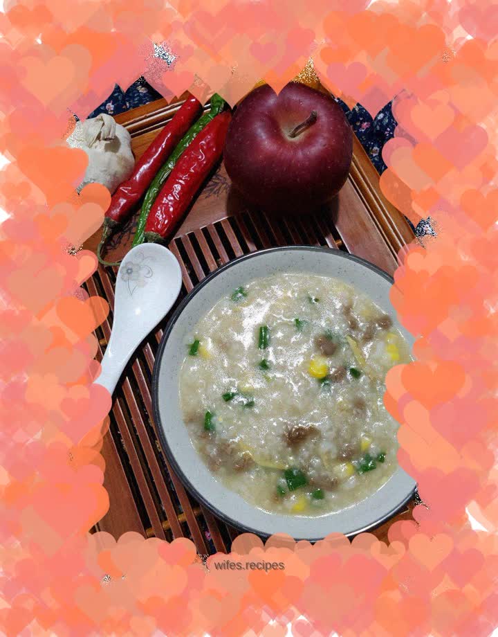 Beef cubes and polenta