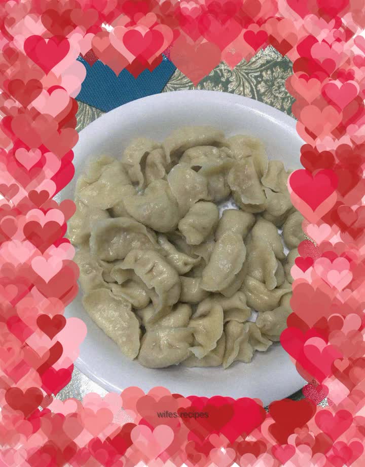 Sauerkraut and meat dumplings