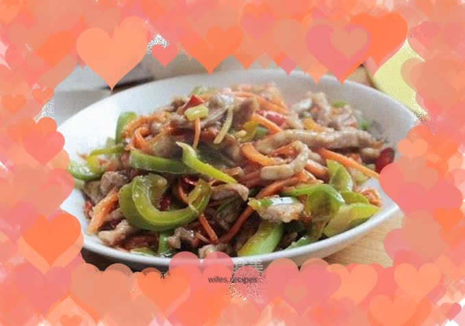 Fish-flavored shredded pork