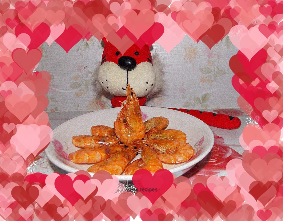 Homemade version of simple grilled shrimp