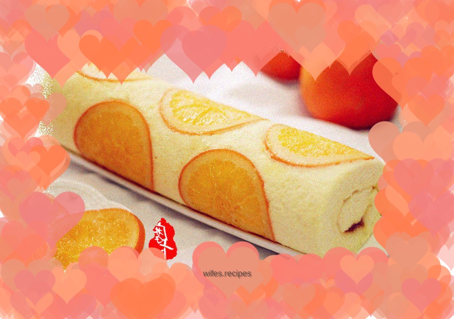【Orange cake roll】