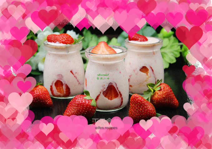 Strawberry milkshake