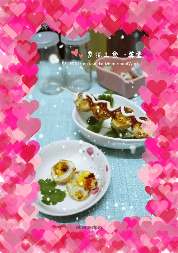 Warm sunshine in winter - Grilled Bird Egg Steak Station