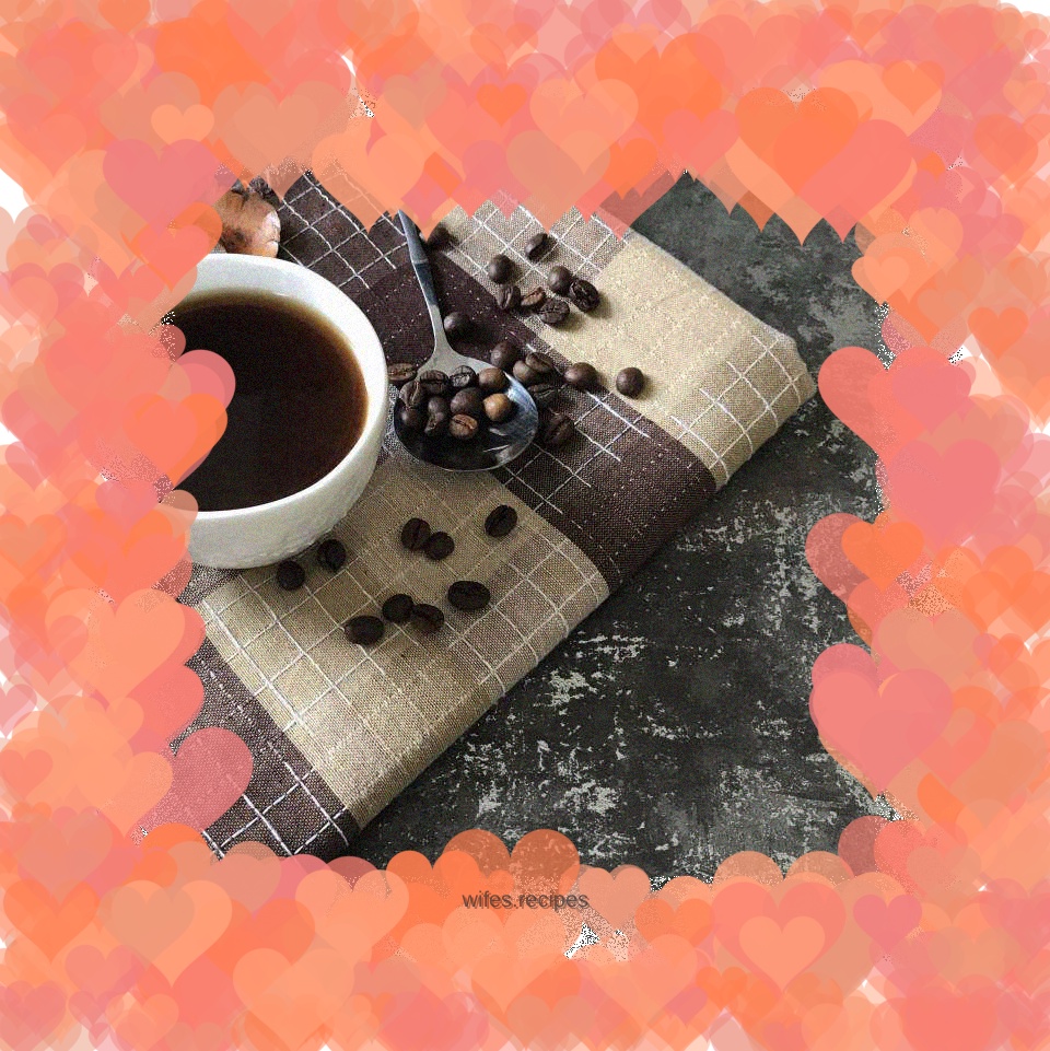 Homemade coffee that is refreshing when you smell it