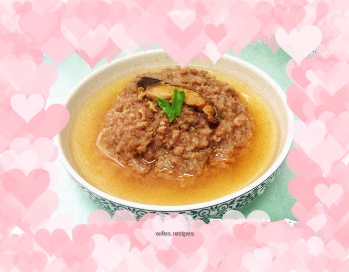 Salted Fish Steamed Pork Patties