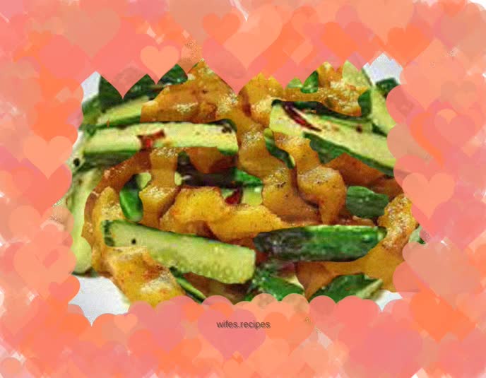 Cucumbers and potatoes