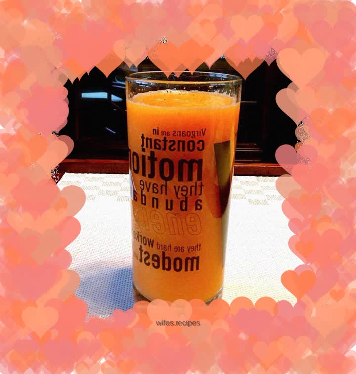 Nutritious fruit and vegetable juice