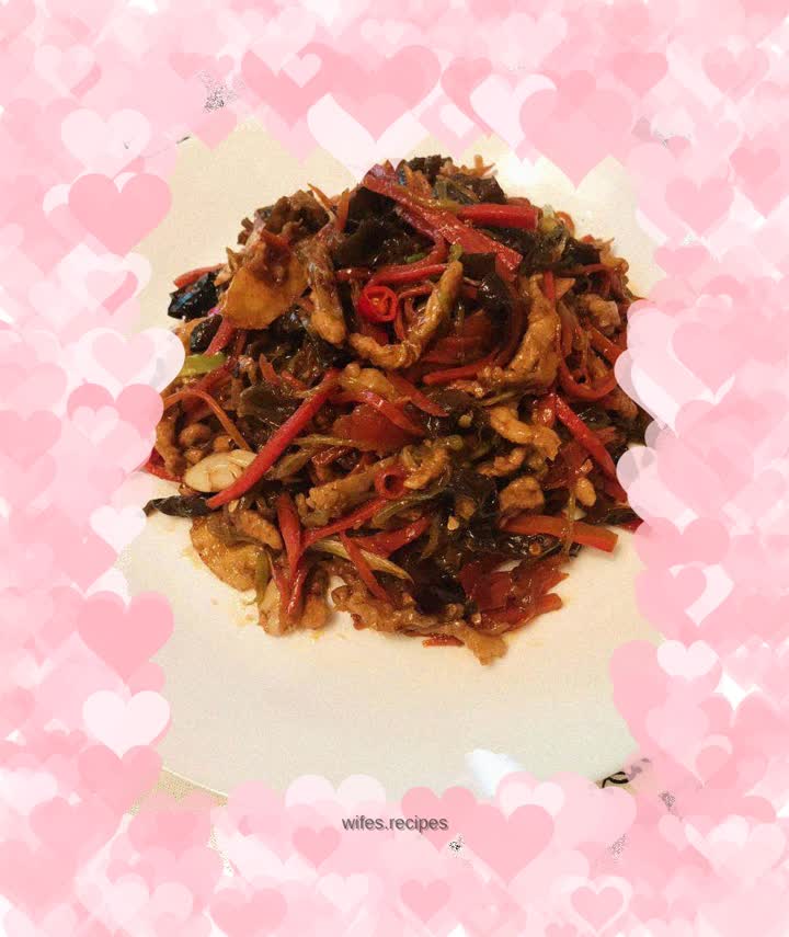 Sichuan style fish-flavored shredded pork