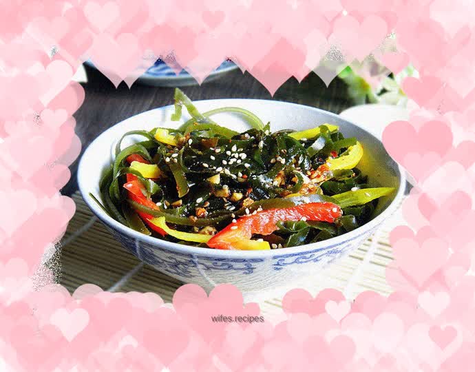 Hot and sour kelp shreds