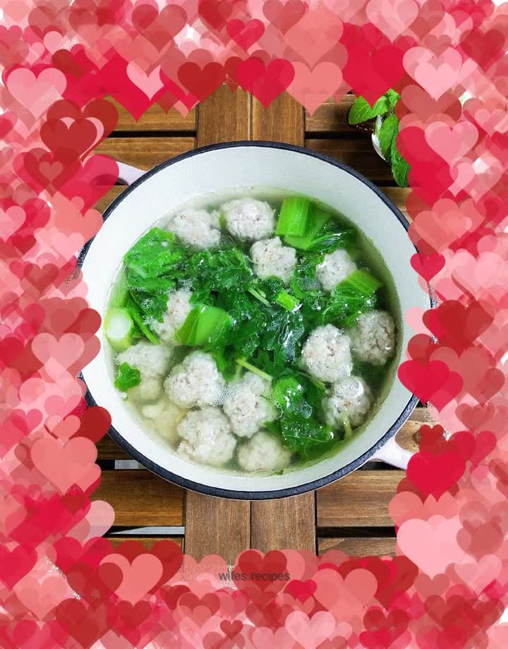 March Vegetable and Meatball Soup