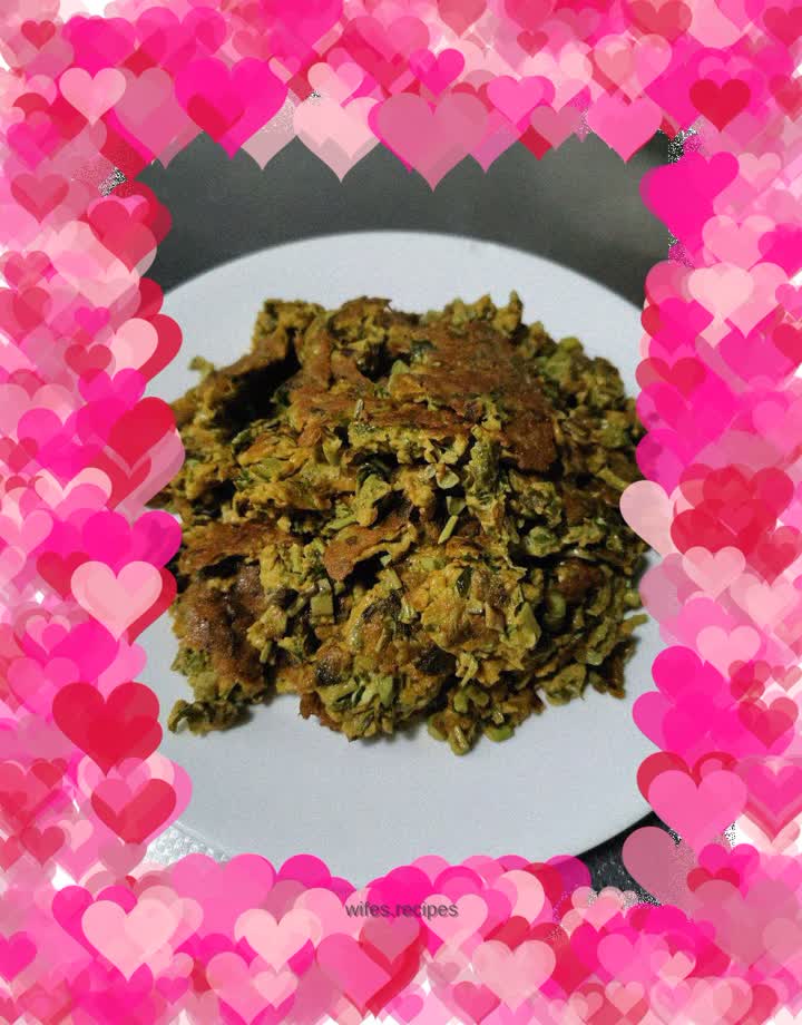 Chinese toon omelette