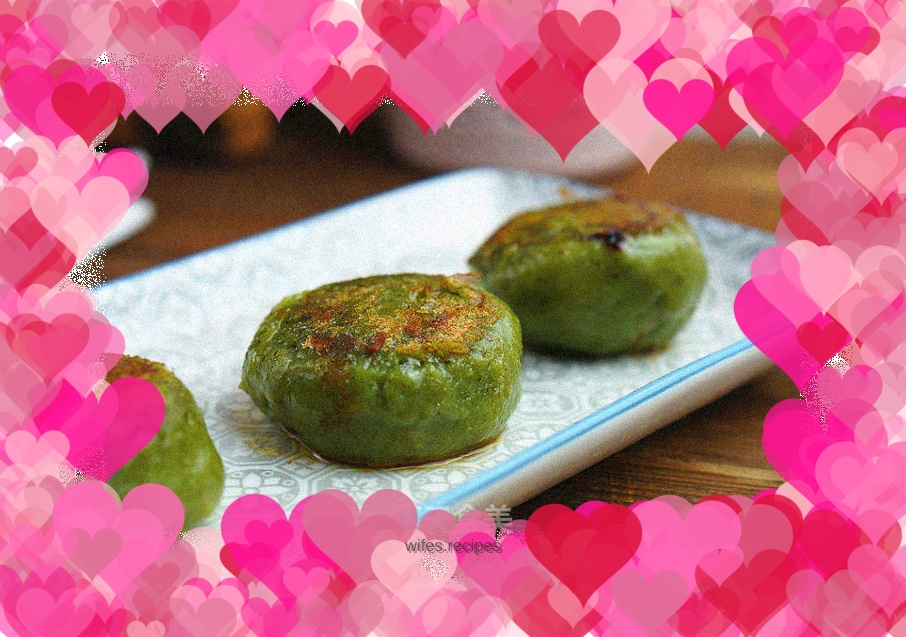 Wild parsley green dumplings