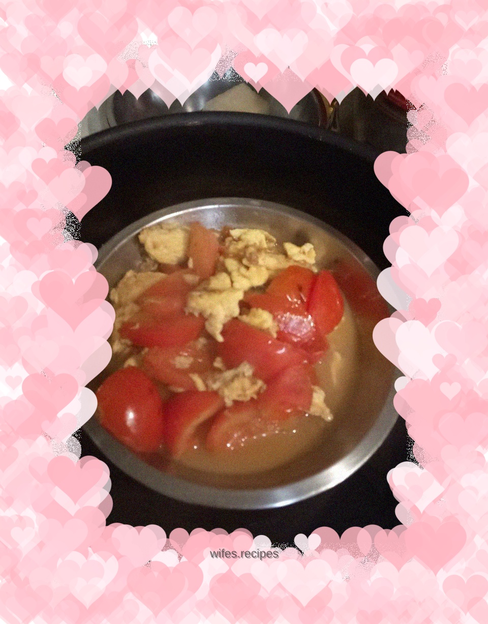 Tomato scrambled eggs