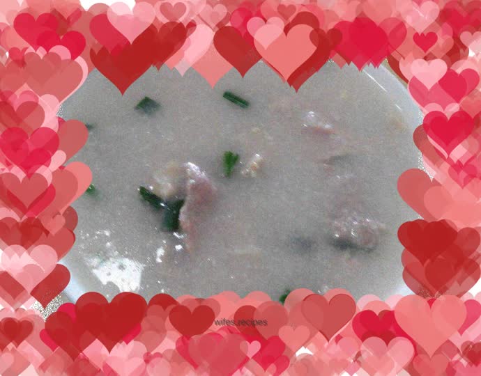 Pork porridge