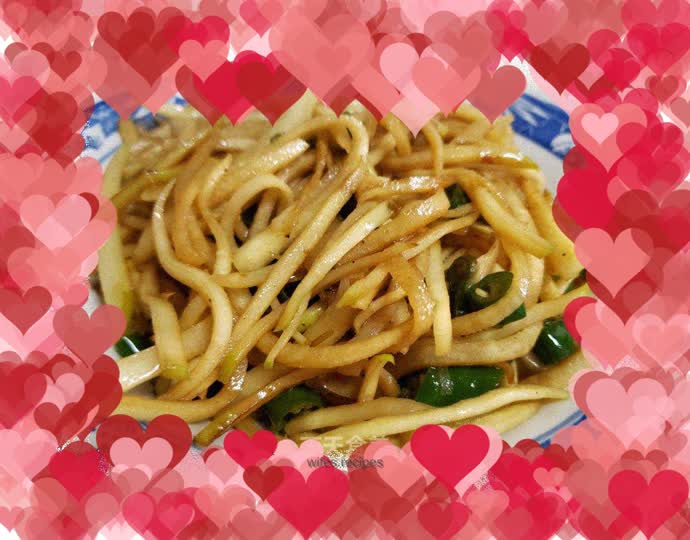 Fried mustard greens