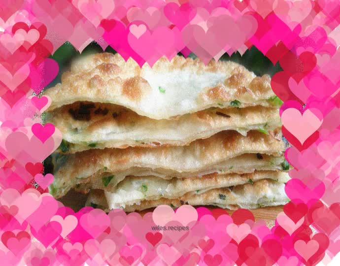 Wild onion cake----------the taste of spring