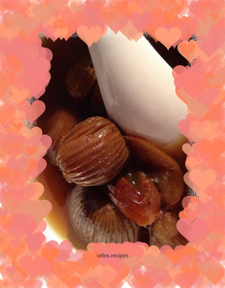 Winter hot drink, brown sugar stewed candied dates