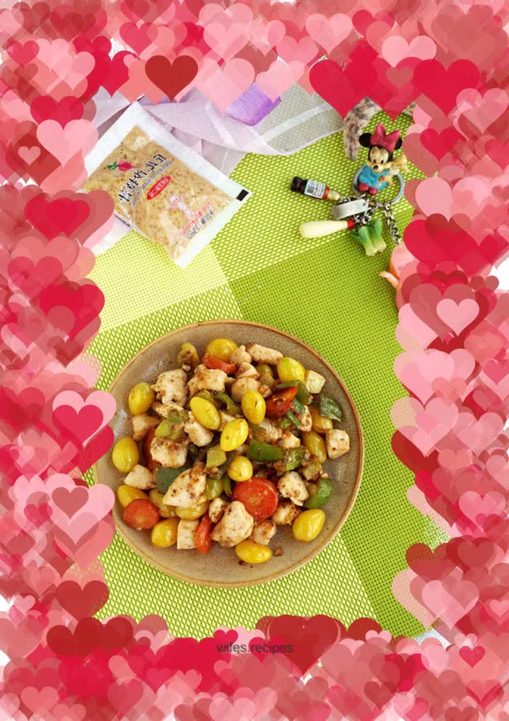 Roasted sesame and ginkgo chicken