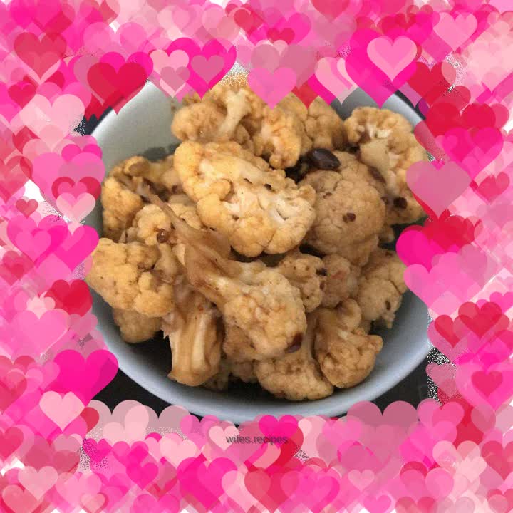 Spicy stir-fried cauliflower