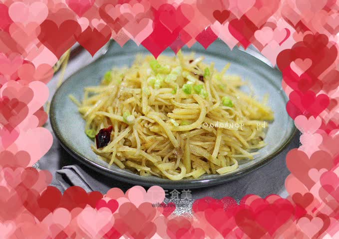 Hot and sour potato shreds