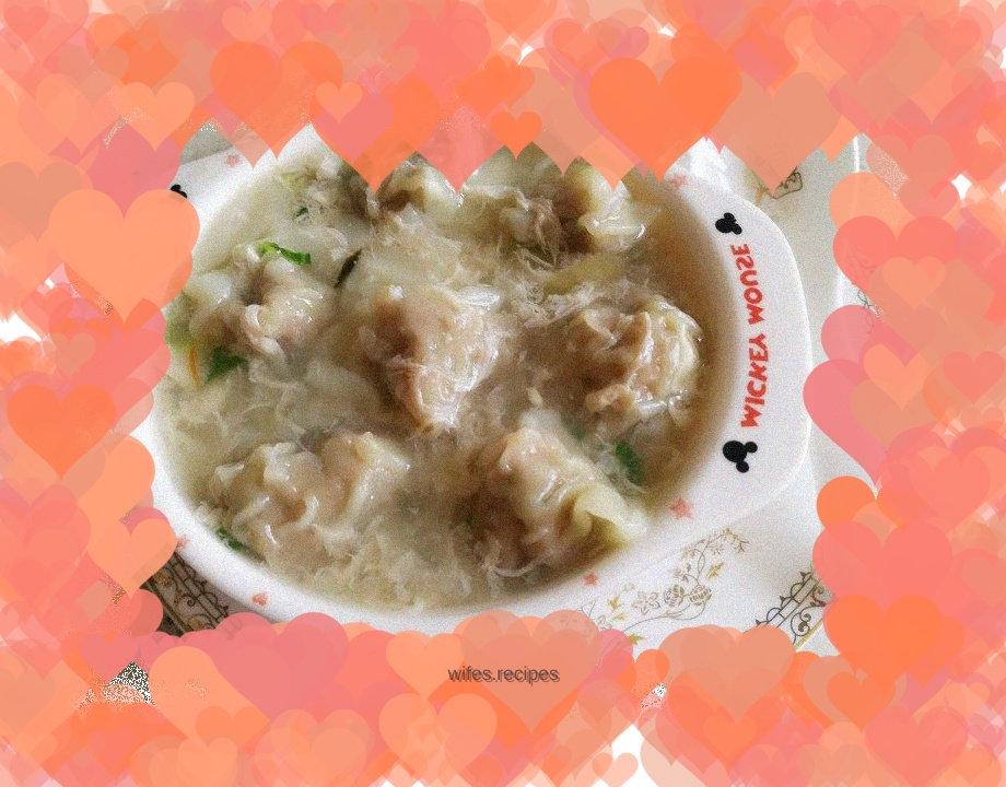 Assorted Tenderloin Wonton Soup