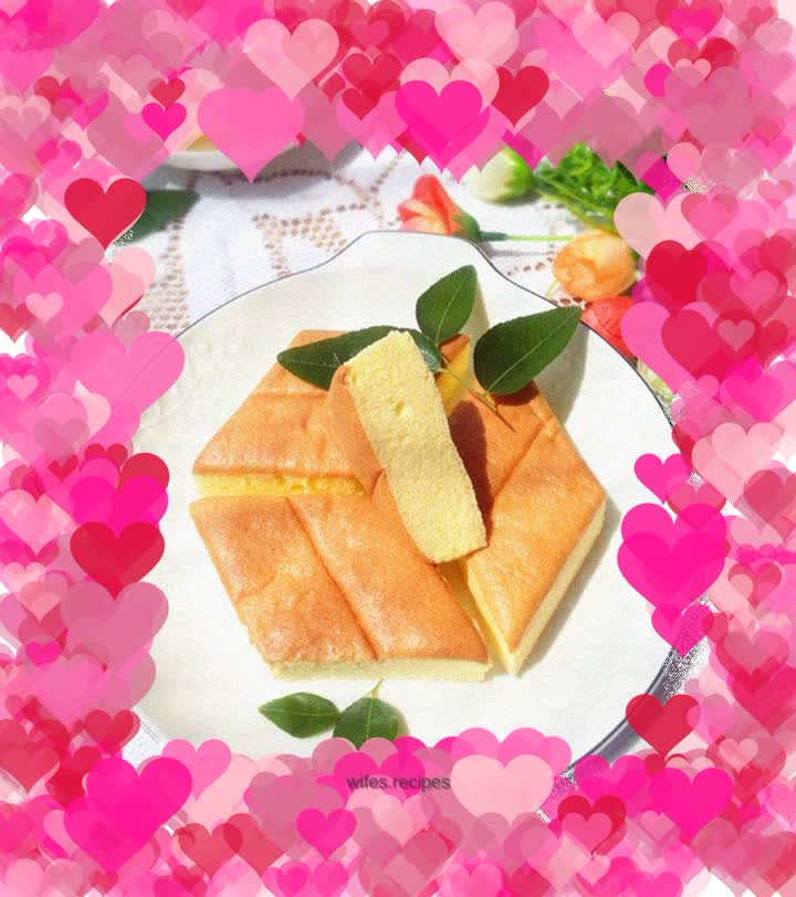 Oil-free version------Chiffon cake