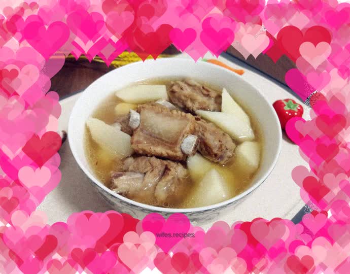 Braised pork ribs with yam