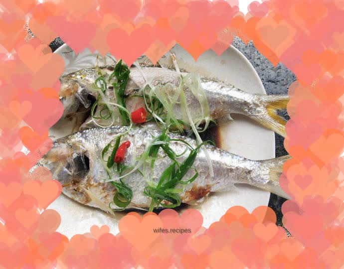 Steamed white fish (big fish)