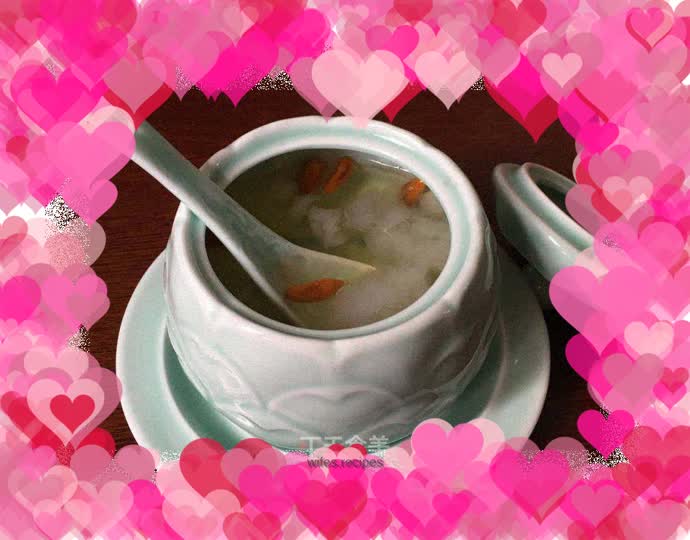 Wolfberry stewed snow clam