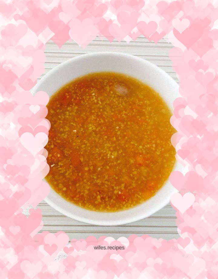 Pumpkin, corn and peanut porridge