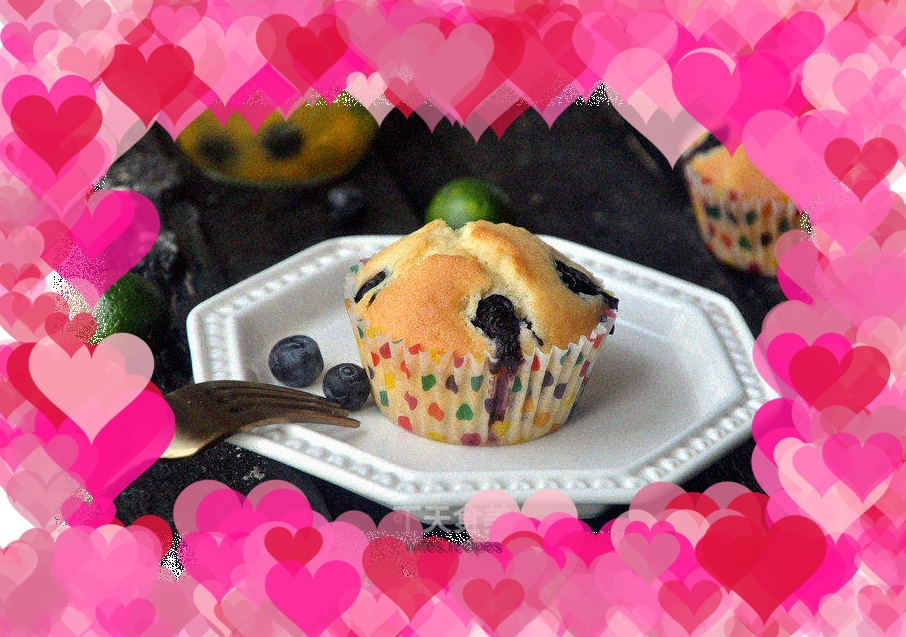 Blueberry Popped Muffin Cake