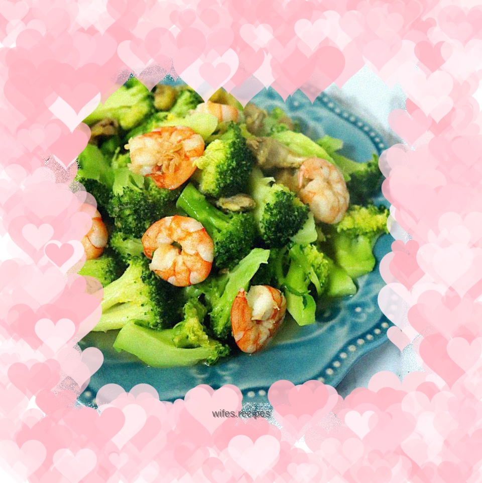 Stir-fried Broccoli with Shrimp