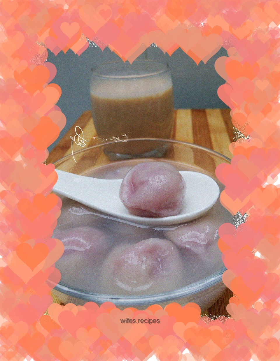 Crystal Purple Sweet Potato Rice Balls