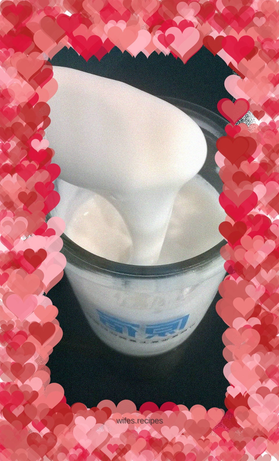Pure natural yogurt