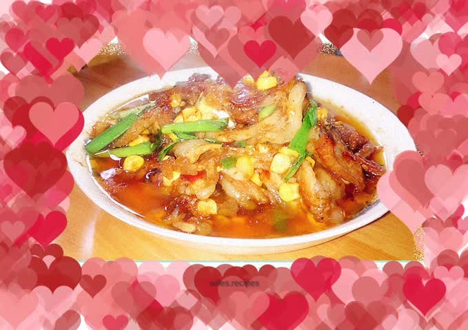 27’s cooking diary - Fried pork with corn, honey and salt