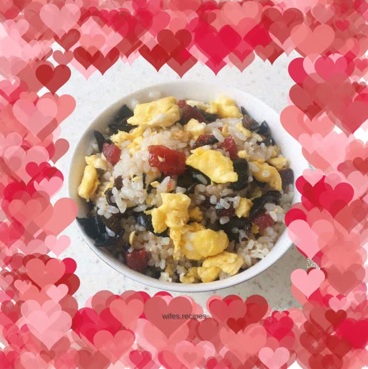 Cantonese Sausage Fried Rice