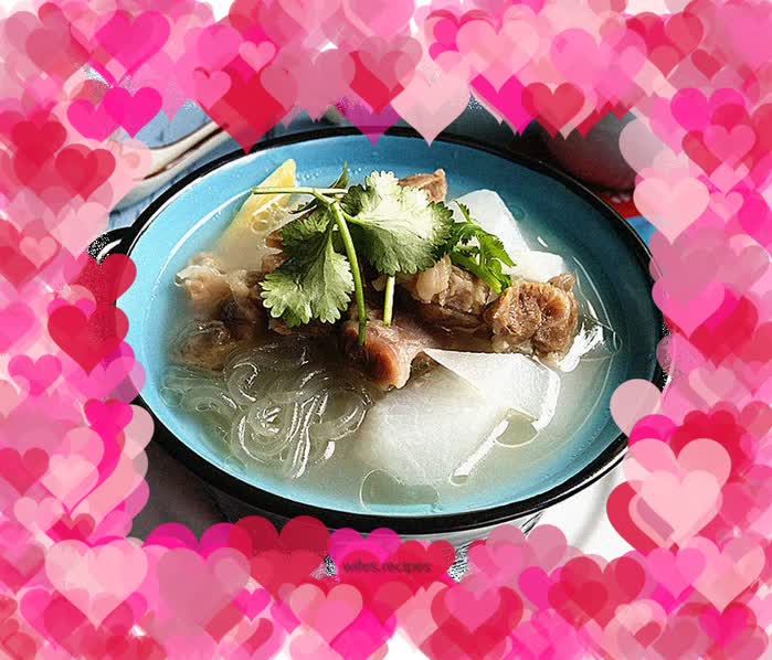 Beef, radish and vermicelli soup
