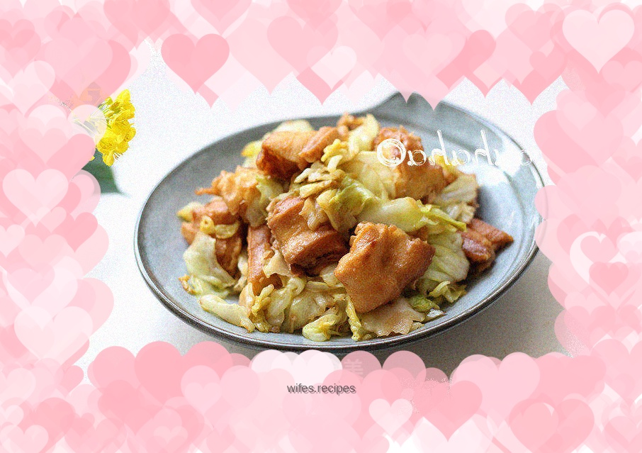 Stir-fried fried dough sticks with cabbage