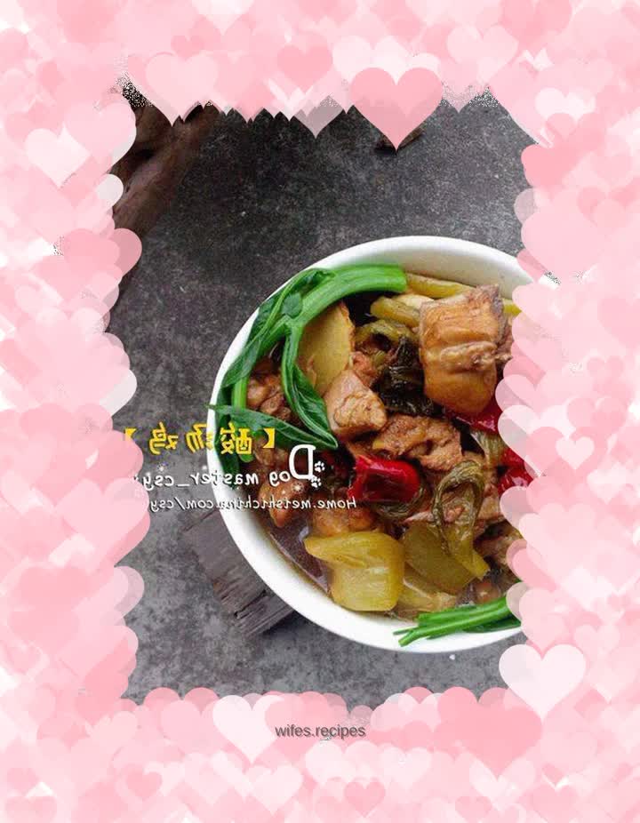 It’s just right to have some sauerkraut in the cold winter [Chicken in Sour Soup]