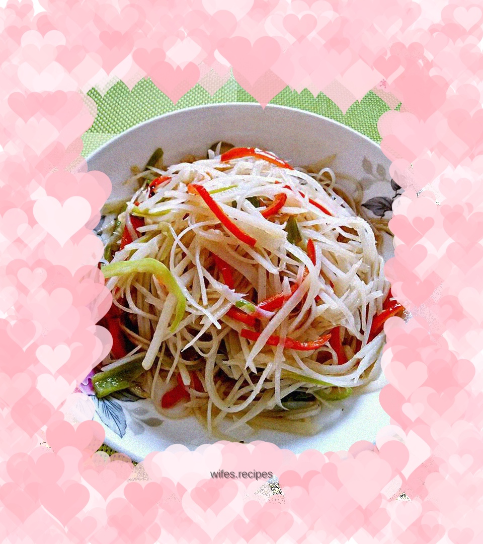 Hot and sour potato shreds