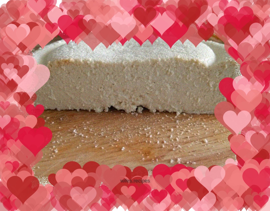 Tofu with white vinegar