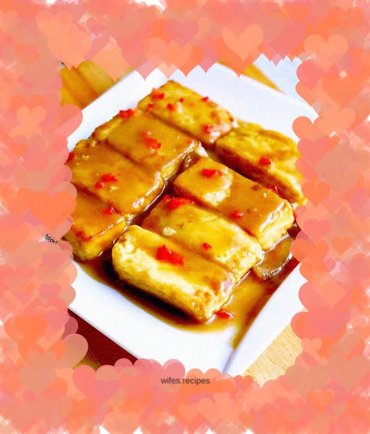 The best tofu with abalone sauce