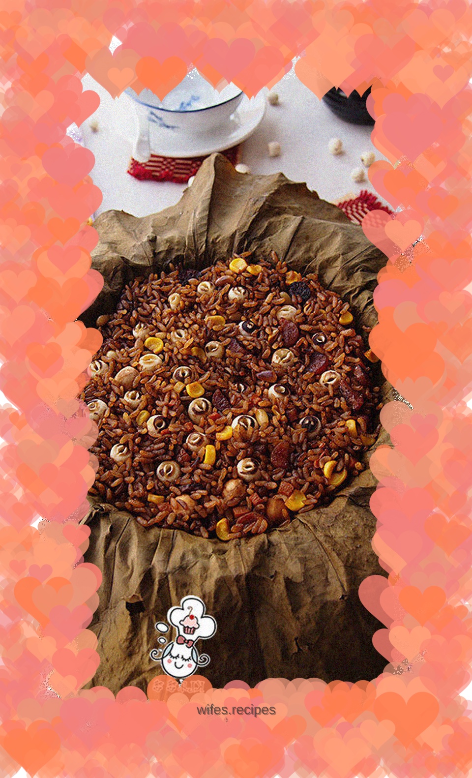 Cured meat and lotus leaf rice for family reunion