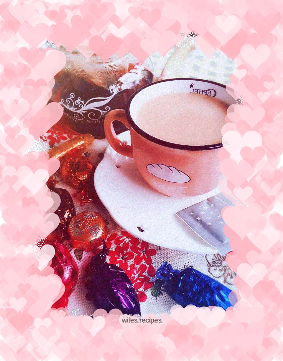 Homemade smooth milk tea