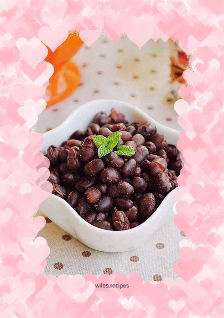 Homemade honey red beans