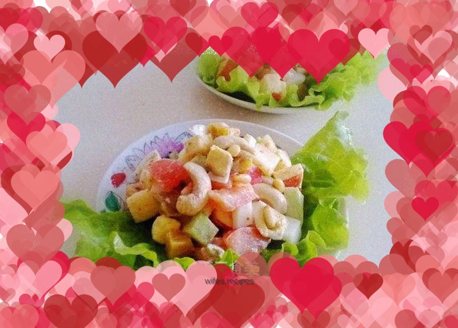 [Love at the table, delicious for 20 years] Fresh nut salad
