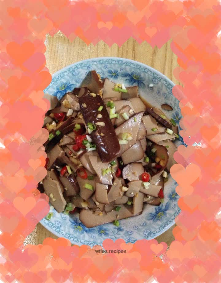 Summer quick dish-cold egg jerky