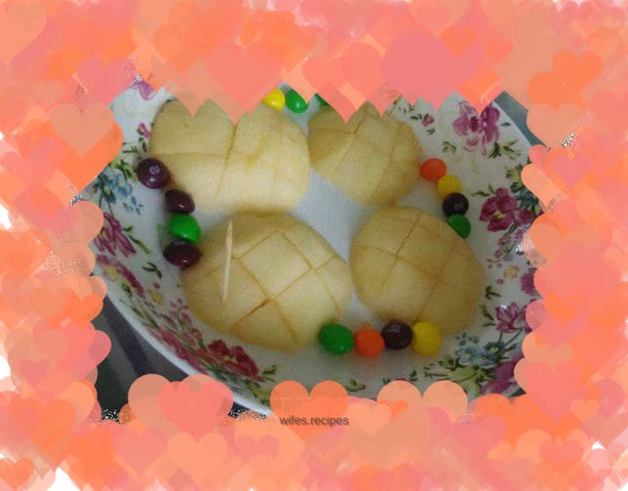 Rainbow Apple Chunks